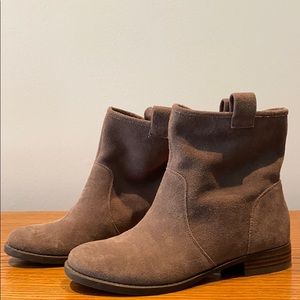 Suede grey booties-Sole Society